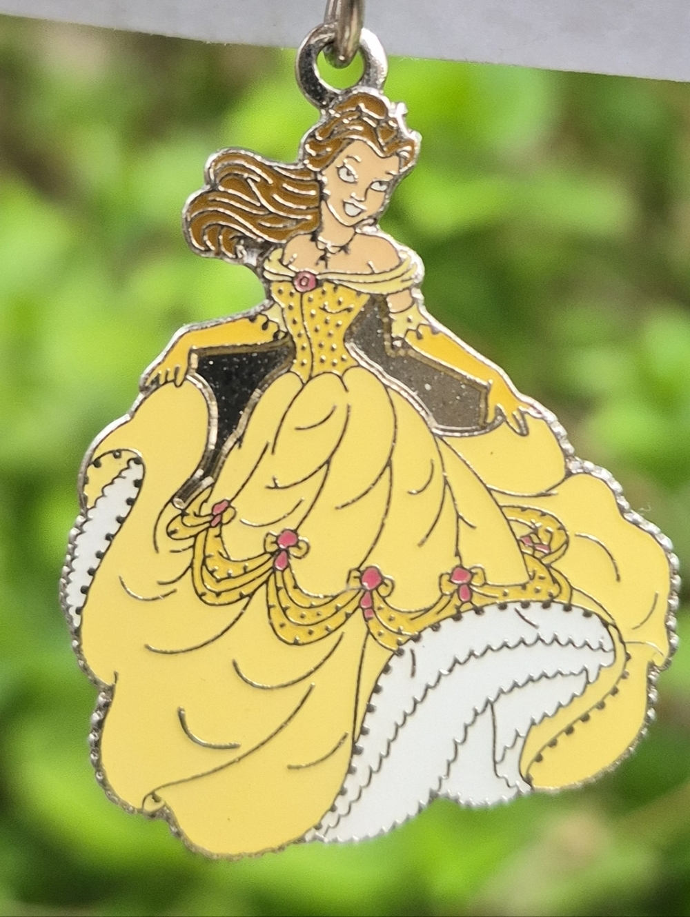 Yellow Princess Belle Enamel Charm